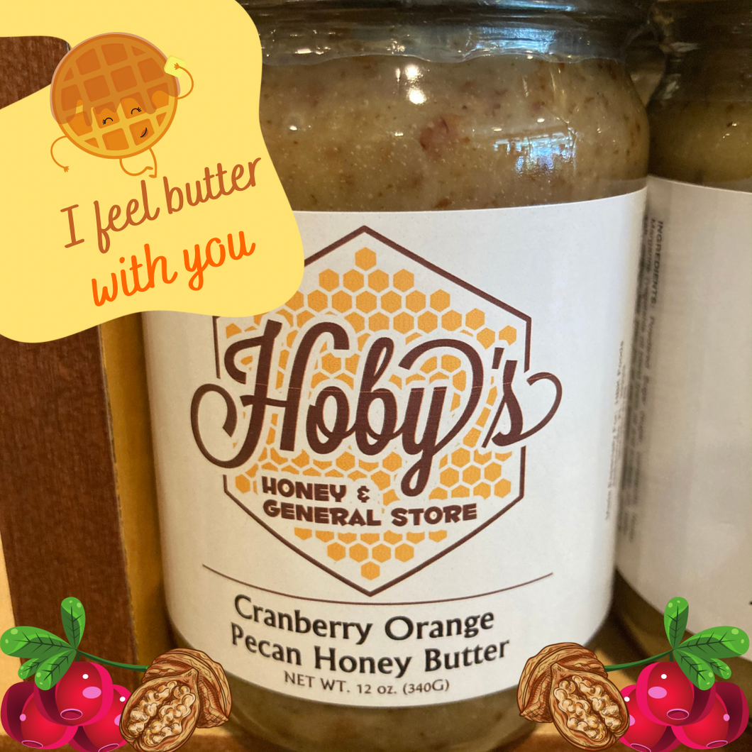 Cranberry Orange Pecan Honey Butter