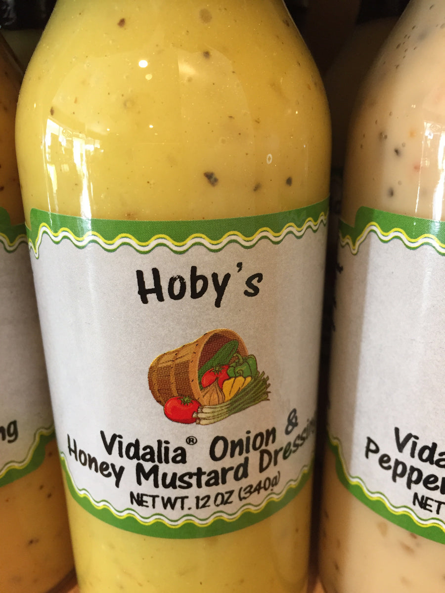 Vidalia Onion Honey Mustard Salad Dressing Hobys Honey & General Store