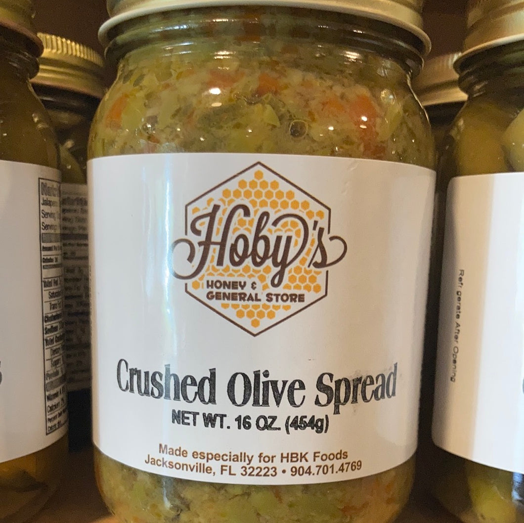 Crushed Olive Spread 16oz jar