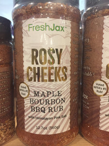 Maple Bourbon BBQ Rub - Rosy Cheeks : FreshJax at Hoby’s
