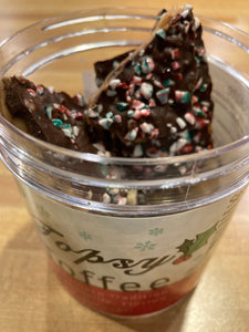 Peppermint Toffee Almond Bark