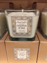Load image into Gallery viewer, Grapefruit &amp; Mint - Soy Wax Candle 12 ounce jars