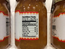 Load image into Gallery viewer, all natural chunky peach jam nutrition information