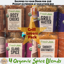 Load image into Gallery viewer, A Grill Lovers Flight of Spices : 4 Organic Spice Blends