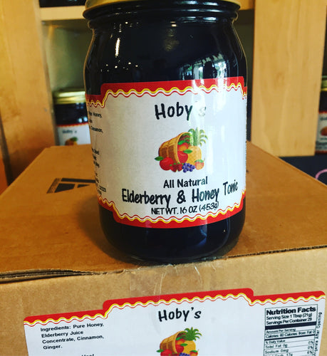 elderberry and honey syrup