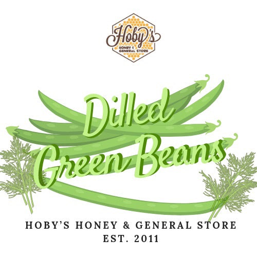 dilled green beans dily beans graphic