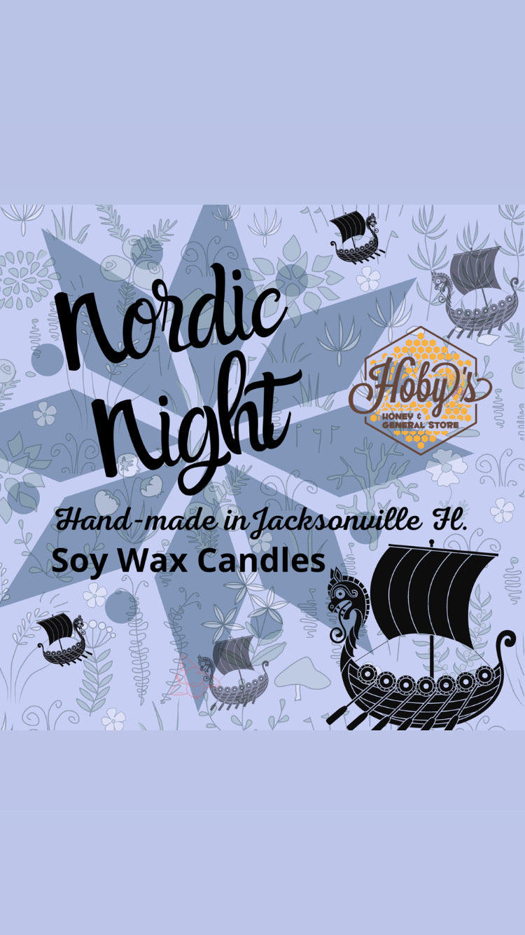 Nordic Night - Soy Wax Candle 12 ounce jars