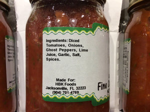 ghost pepper salsa ingredients