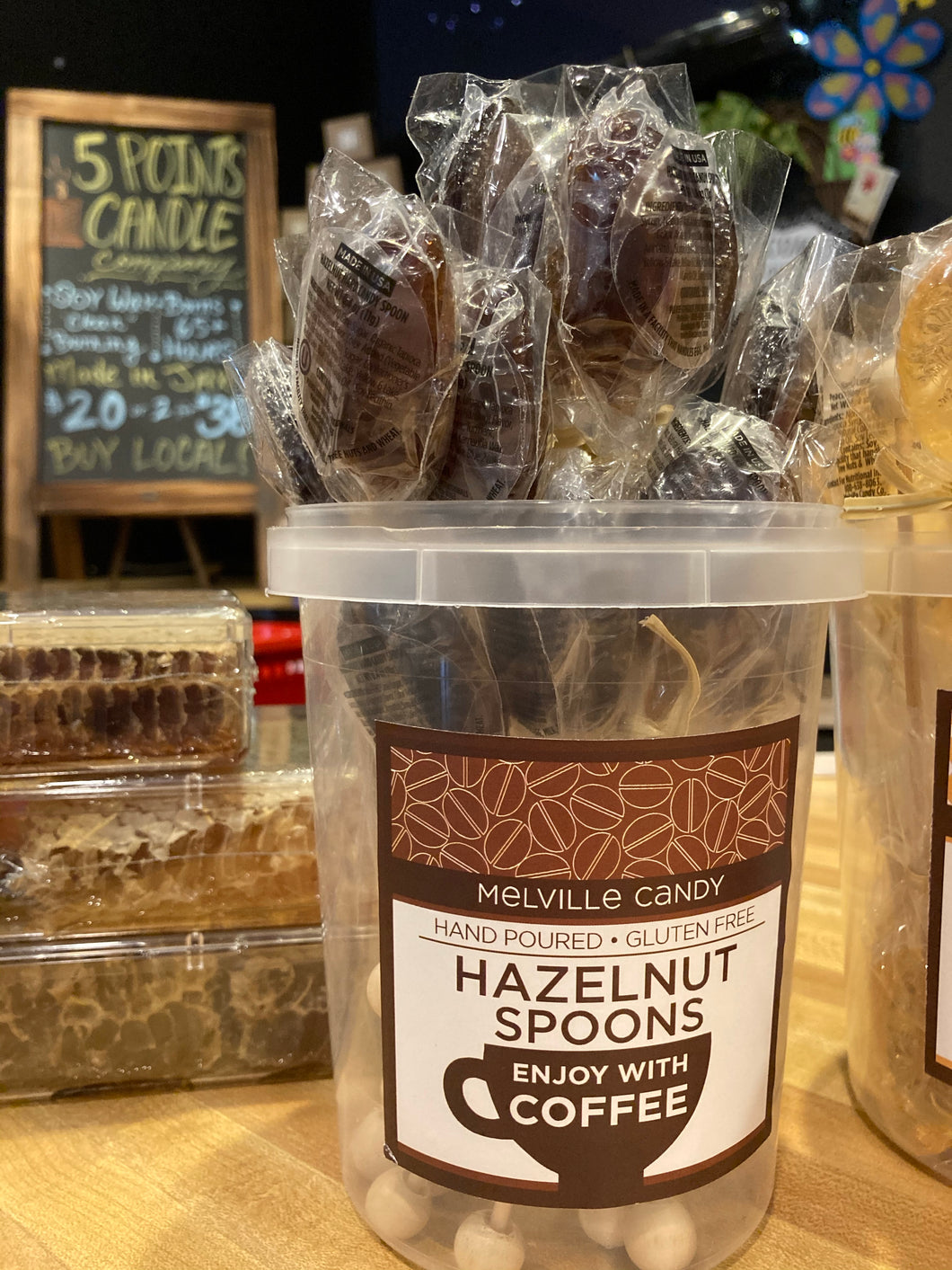 Hazelnut Honey Spoon