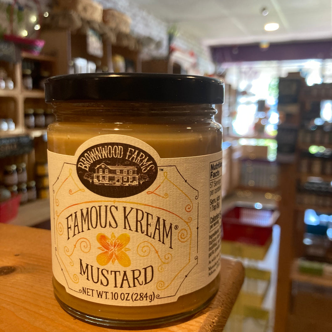 Famous Kream Mustard from Brownwood Farms at Hoby’s General Store