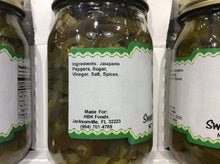 Load image into Gallery viewer, Sweet Pickled Jalapenos: Single Jar :- (All Natural)(17 oz. Jar)