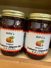 Load image into Gallery viewer, Cranberry Jalapeno Jam : Single Jar (All Natural)(20 oz. Jar)