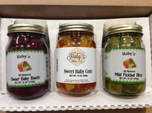 Load image into Gallery viewer, Pickled Foods 3-Pack #1-Baby Beets+Baby Corn+Okra