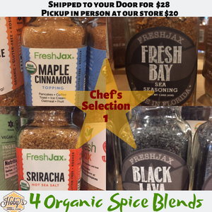 Chef’s Selection 1: 4 Organic Spice Blends