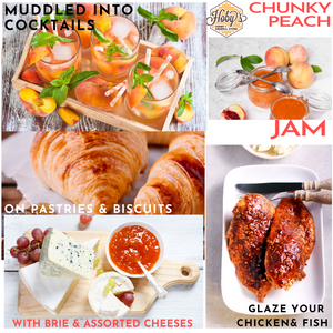 ways to use all natural chunky peach jam