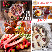 Load image into Gallery viewer, Strawberry Rhubarb Jam: Single Jar :- (All Natural)(20 oz. Jar)