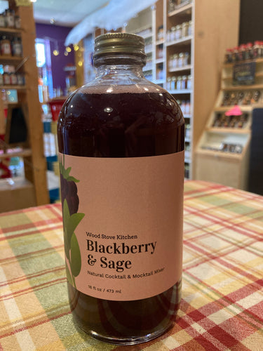 Blackberry Sage 16oz.  : All Natural Simple Syrup