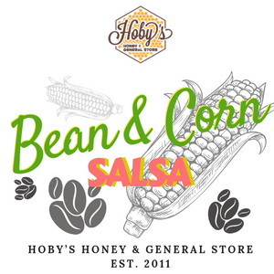 bean and corn salsa graphic