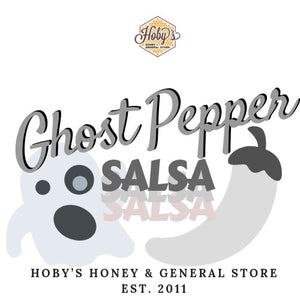 ghost pepper salsa graphic