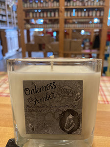 Oakmoss & Amber - Soy Wax Candle 12 ounce jars