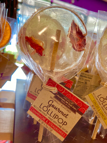 Strawberry & Champagne Lollipop
