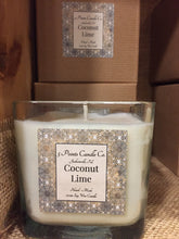 Load image into Gallery viewer, Coconut Lime - Soy Wax Candle 12 ounce jars