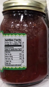 cranberry salsa nutritional information