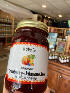 Cranberry Jalapeno Jam : Single Jar (All Natural)(20 oz. Jar)