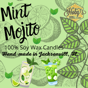 Mint Mojito- Soy Wax Candle 12 ounce jars