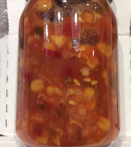 corn salsa back view