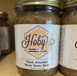 Peach Amaretto Pecan Honey Butter