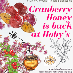 16oz. Cranberry Honey (*Raw)
