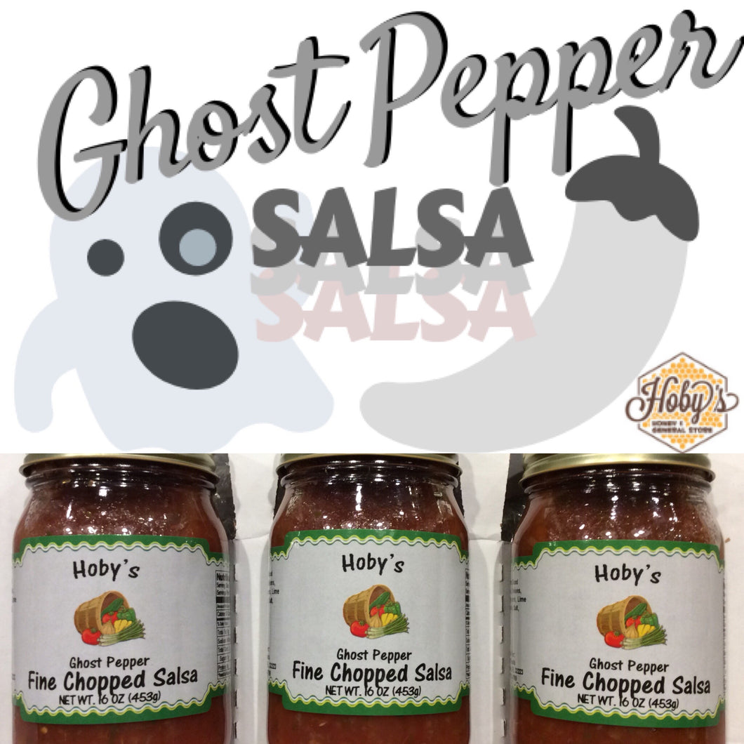 ghost pepper salsa 3 pack gift box with graphic