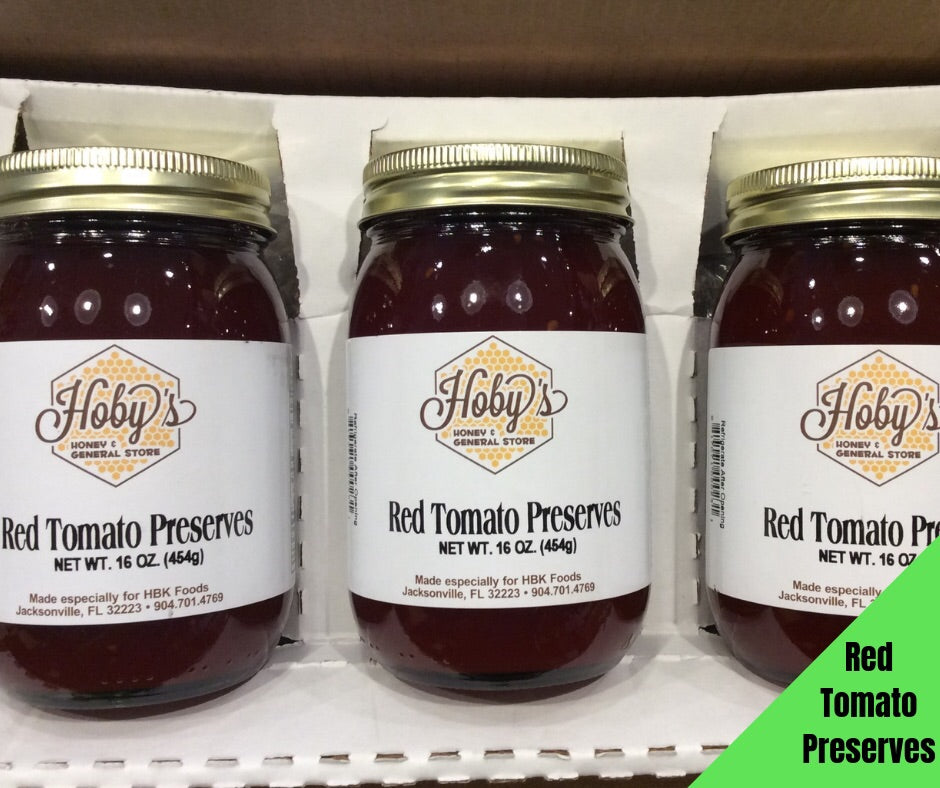 Red Tomato Preserves: Single Jar :- (All Natural)(16 oz. Jar)