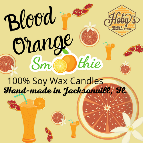 Blood Orange Smoothie - Soy Wax Candle 12 ounce jars