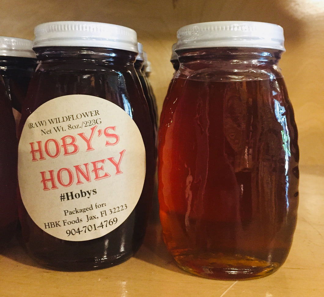 8oz. Wildflower Honey (*Raw) North Florida/Southern Georgia