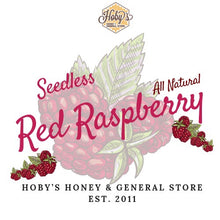 Load image into Gallery viewer, all natural seedless red raspberry jam