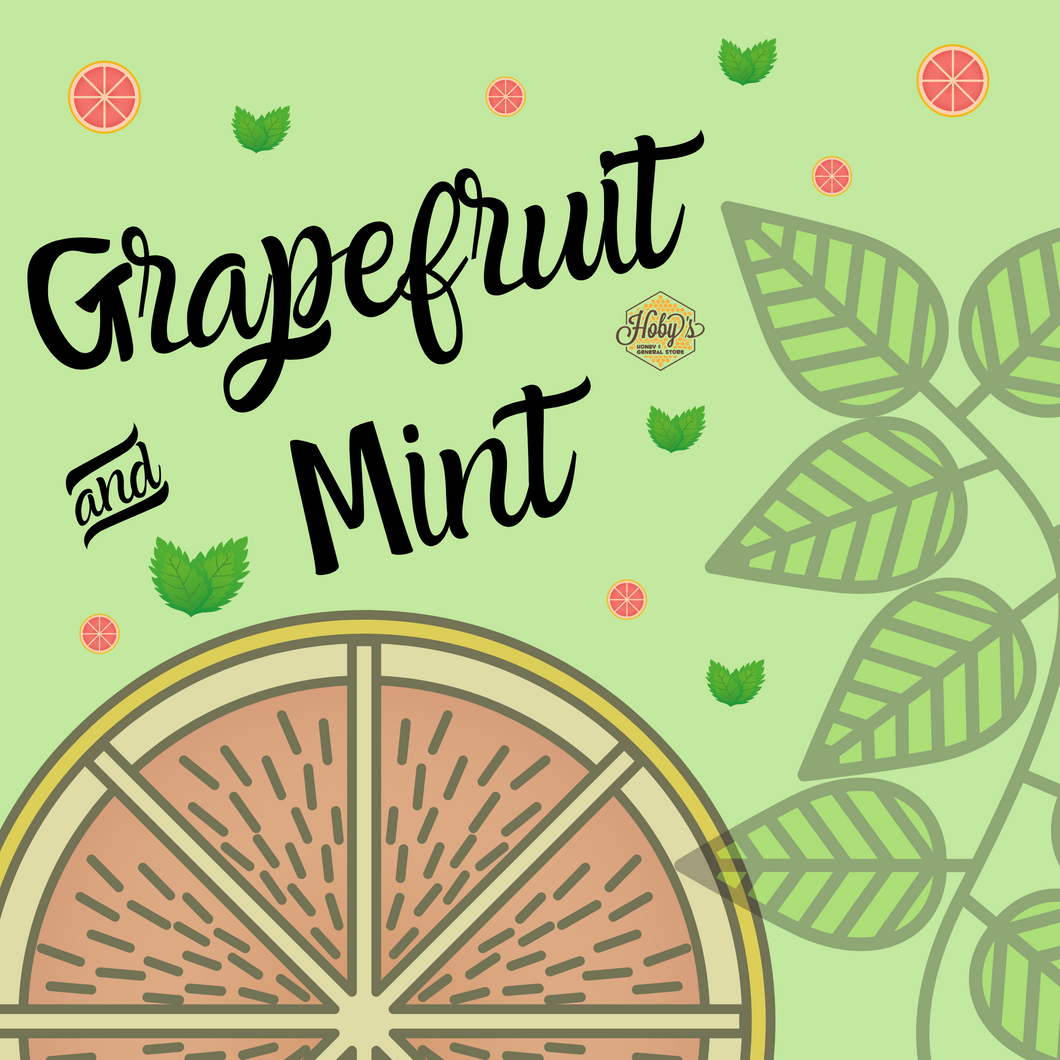 Grapefruit & Mint - Soy Wax Candle 12 ounce jars