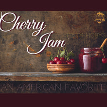 Load image into Gallery viewer, all natural cherry jam graphic