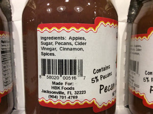 all natural pecan apple butter ingredients