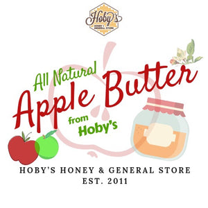 all natural apple butter graphic