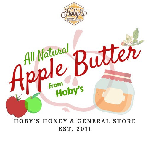 all natural apple butter graphic