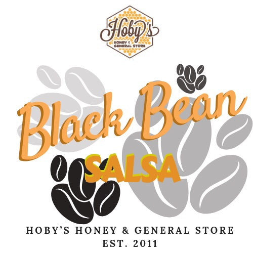 black bean salsa graphic