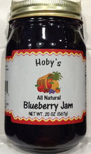 Load image into Gallery viewer, all natural blueberry jam front view