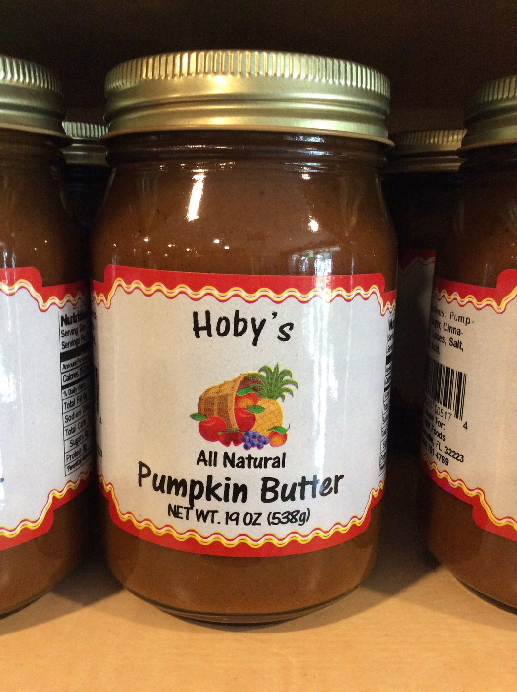 Pumpkin Butter: Single Jar (All Natural)(20 oz. Jar)