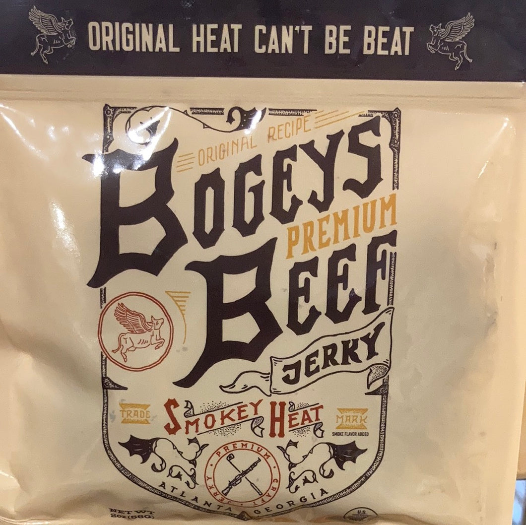 Smokey Heat: 2oz. Bogey’s Beef Jerky