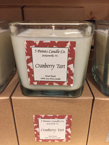 Cranberry Tart - Soy Wax Candle 12 ounce jars
