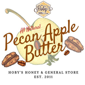 all natural pecan apple butter graphic
