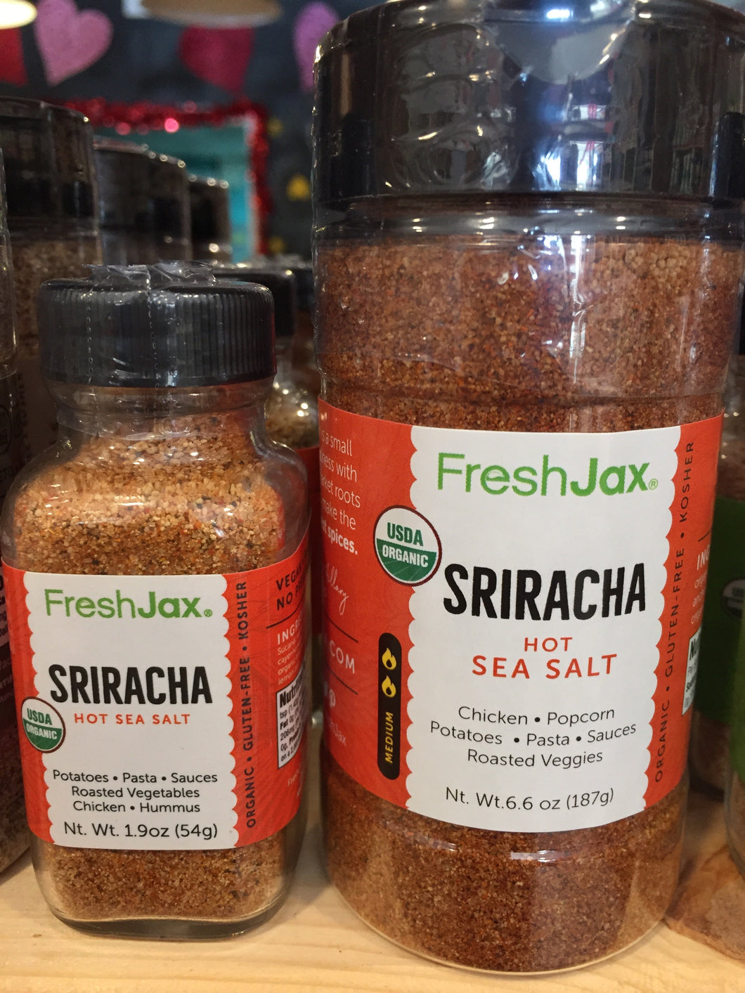 Sriracha Hot Sea Salt: FreshJax at Hoby’s