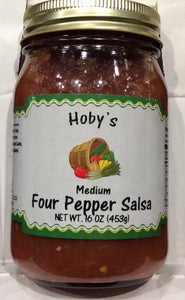 Four Pepper Salsa : Single Jar (All Natural)(16 oz. Jar)